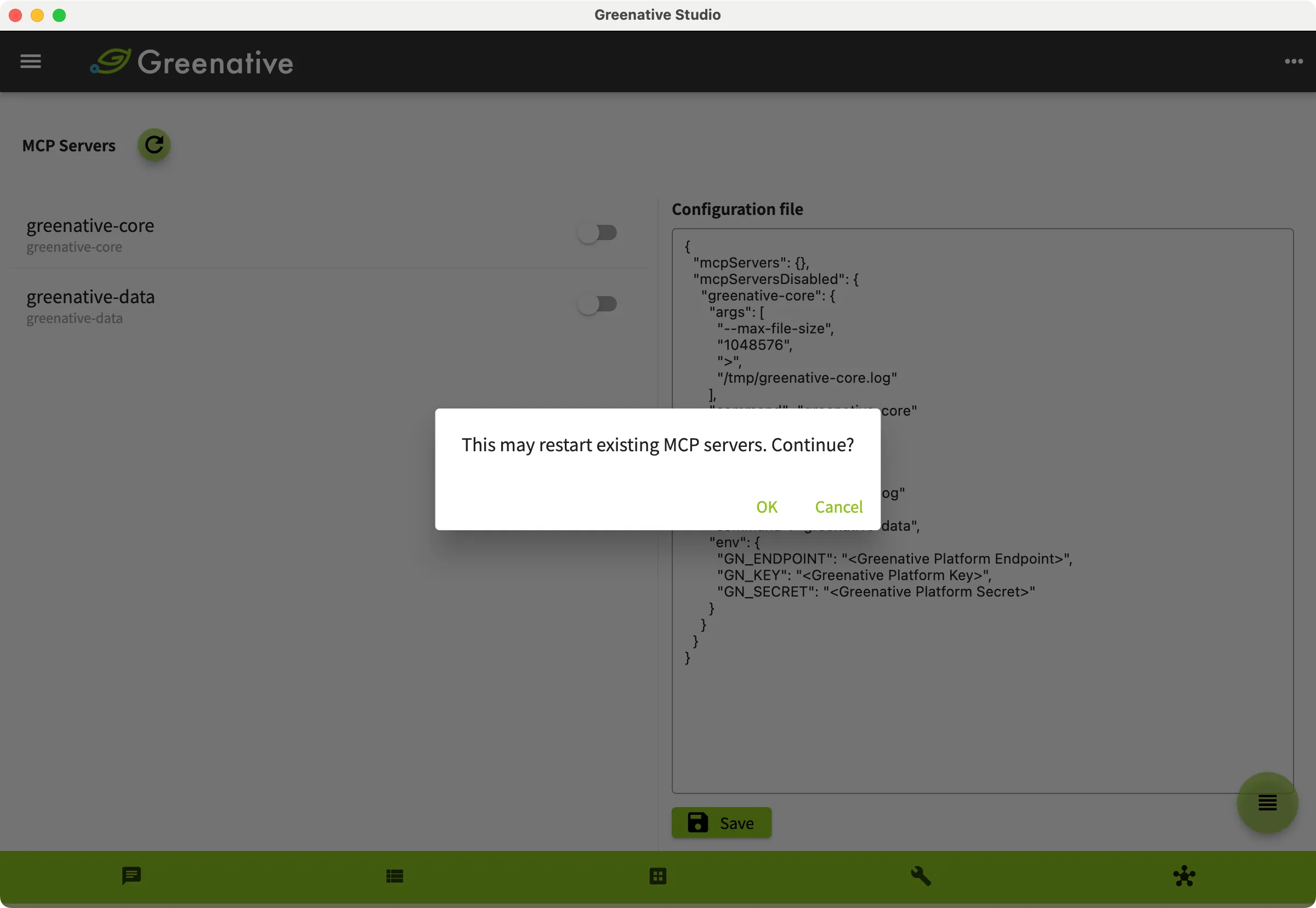 MCP Screen